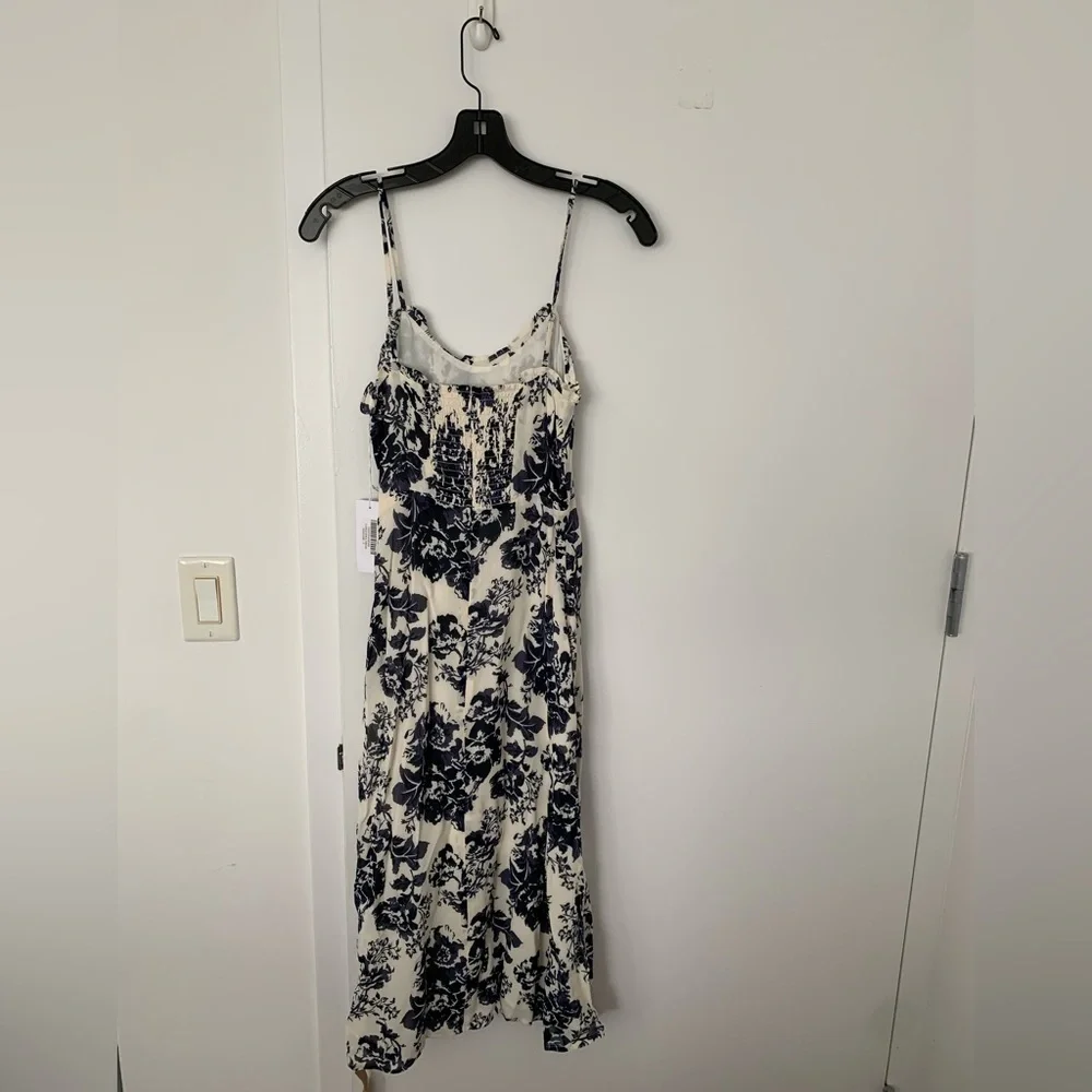 Reformation Cassandra dress in Madame black floral NWT